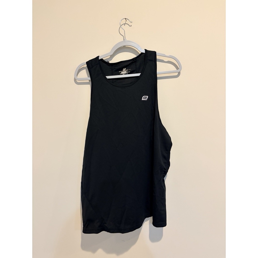 Roadrunner Men's Running Tank, black, Size Large